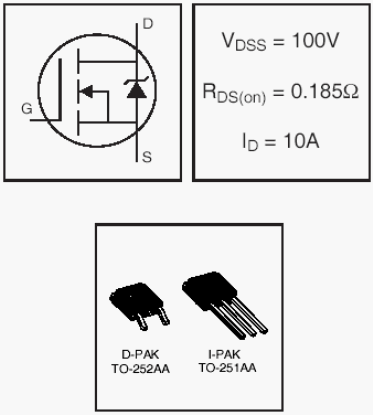 IRLU120N, HEXFET Power MOSFETs Discrete N-Channel